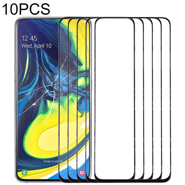 10-Pack Outer Glass Lens For Samsung Galaxy A90 / A80 - Front Screen