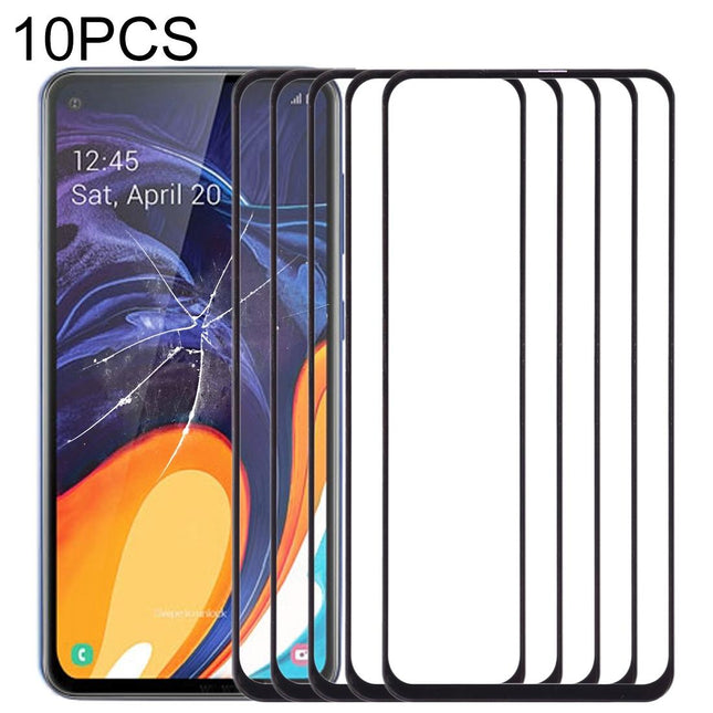 10-Pack Outer Glass Lens For Samsung Galaxy A60 - Front Screen