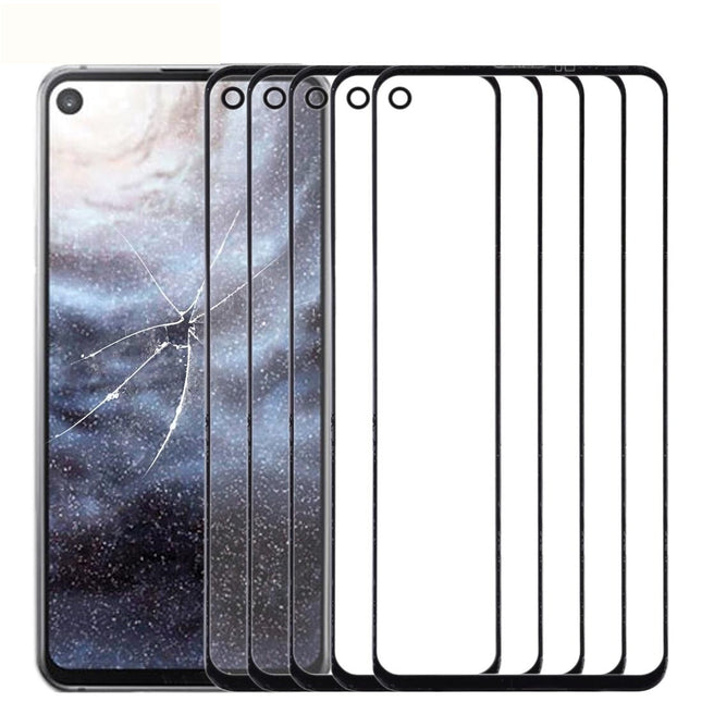 10-Pack Outer Glass Lens For Samsung Galaxy A9 Pro 2019 - Front Screen