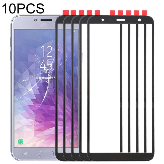 10-Pack Outer Glass Lens For Samsung J6 / J610 - Front Screen