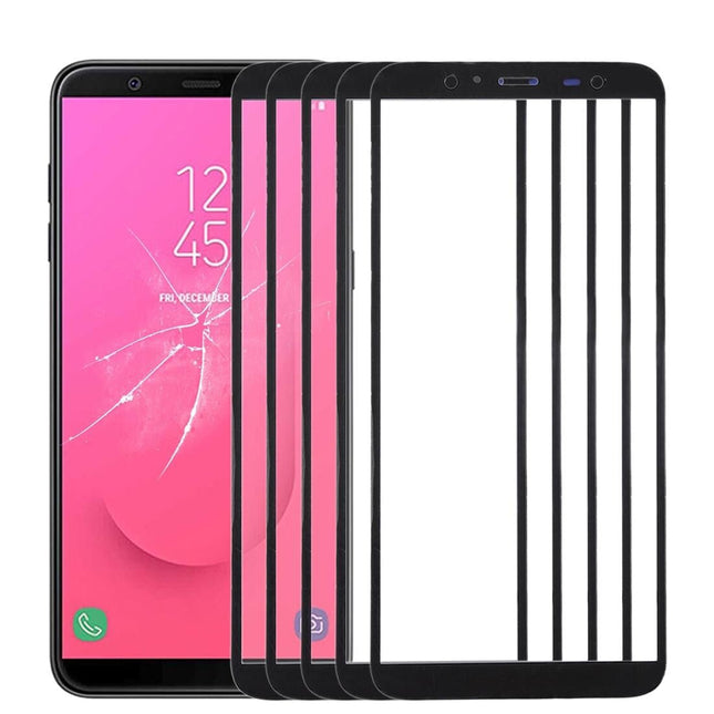 10-Pack Outer Glass Lens For Samsung Galaxy J8 - Compatible With J810 Models