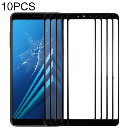 10-Pack Front Glass Lens For Samsung Galaxy A8 2018