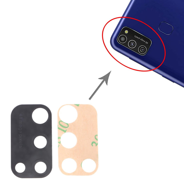 Samsung Galaxy M21 Back Camera Lens - Set Of 10