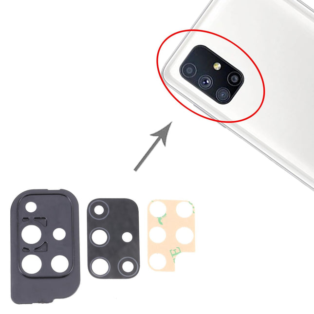 10-Pack Camera Lens Cover For Samsung Galaxy M51 - Small