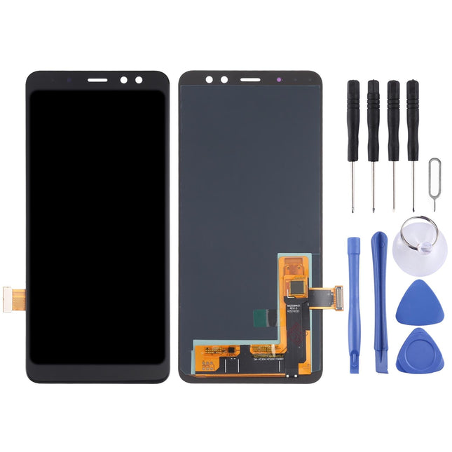 Full Assembly Oled Lcd Screen For Samsung Galaxy A8 / A5 2018 With Digitizer