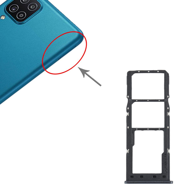Micro Sd And Sim Card Tray For Samsung Galaxy M12 Sm-M127