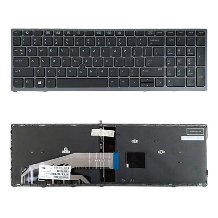Backlit Keyboard For Hp Zbook 15 / 17 G3 - Us Version