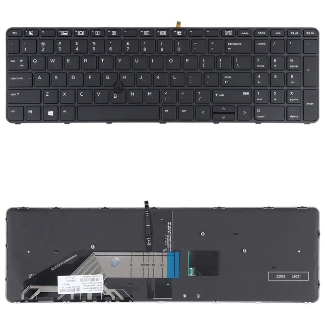 Backlit Keyboard For Hp Probook G2 / G3 Series - Us Layout