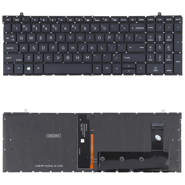 Backlit Us Keyboard For Hp Probook 450 / 455 G9 Series