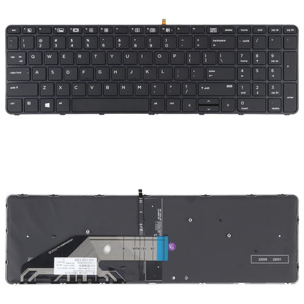 Backlit Us Keyboard For Hp Probook 650 / 655 / 450 G2 / G3