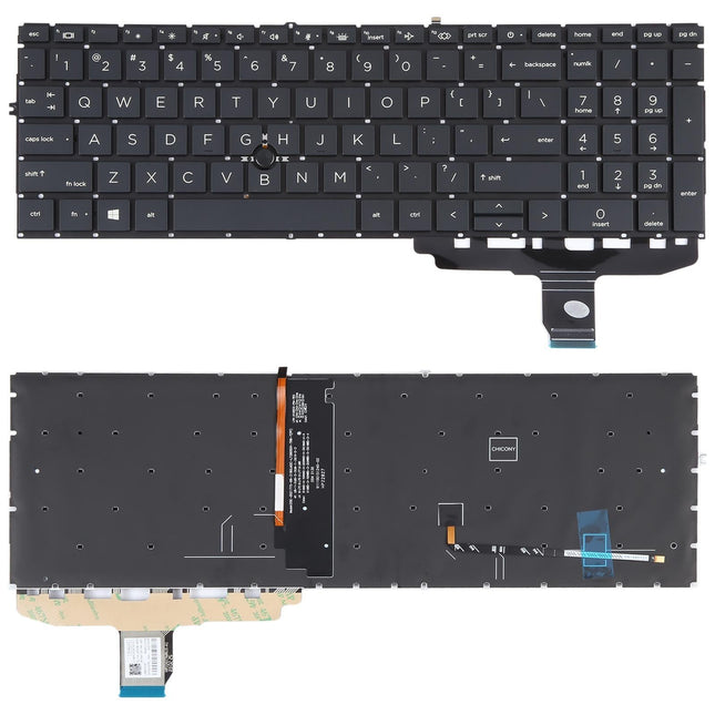 Backlit Keyboard With Pointing For Hp Elitebook 850 / 845 / 855 G7 / G8