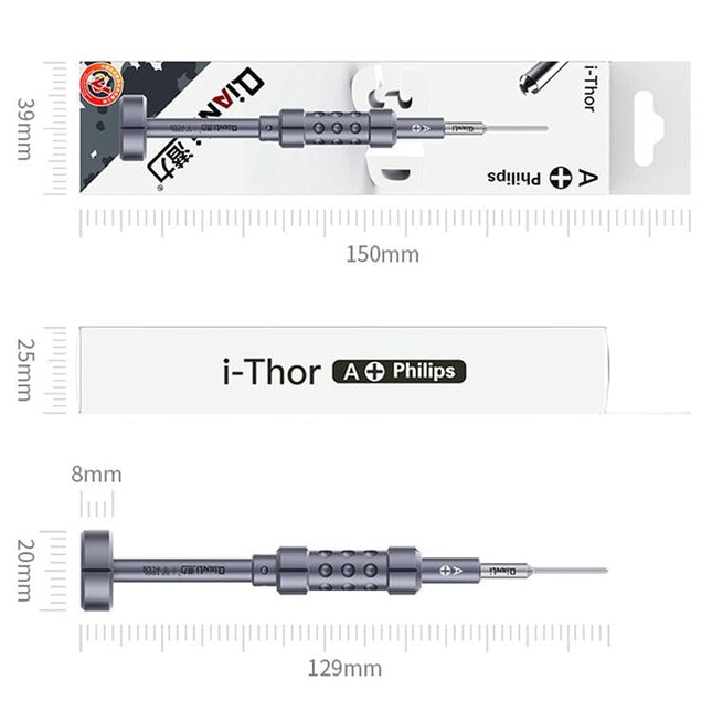 Precision 3D Texture Phillips Screwdriver - Qianli Ithor S2