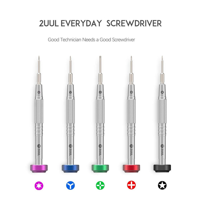 2Uul Flyshaft Screwdriver Set - Compact And Versatile