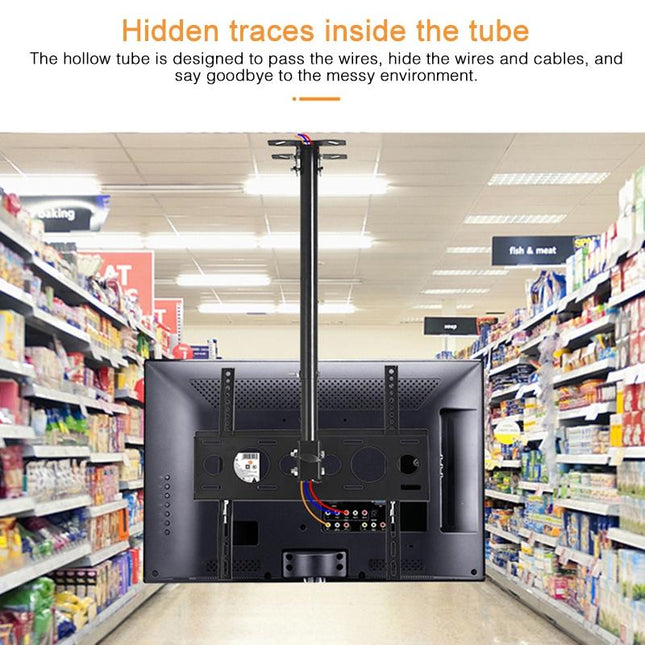 Adjustable Single Screen Tv Wall / Ceiling Mount - 32-65 Inch 0.5-2M Range