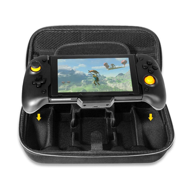 Enhanced Switch Gamepad Grip With Vibration And Storage