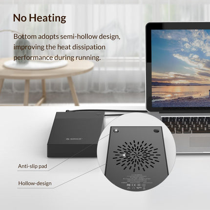 Portable 3.5 Hard Drive Enclosure - Compact & Versatile