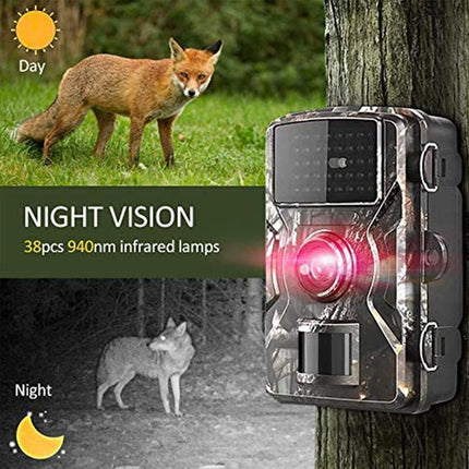 12Mp Hunting Camera With 1080P Night Vision And 26 Leds