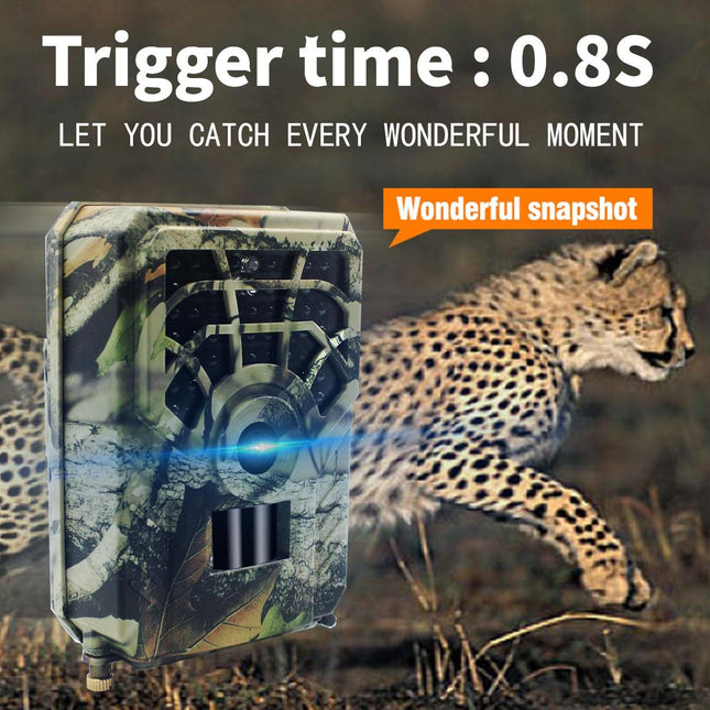 16Mp Outdoor Hunting Camera With Night Vision And Motion Activation