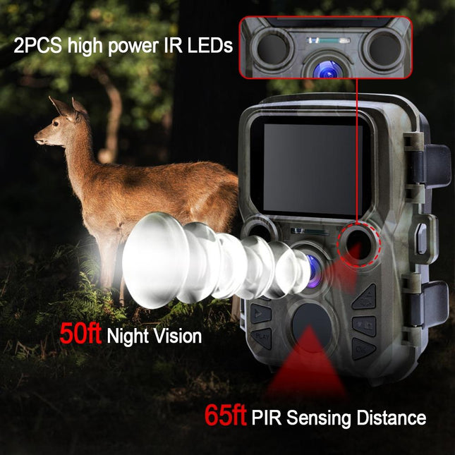 12Mp Hd 1080P Mini Hunting Camera For Tracking
