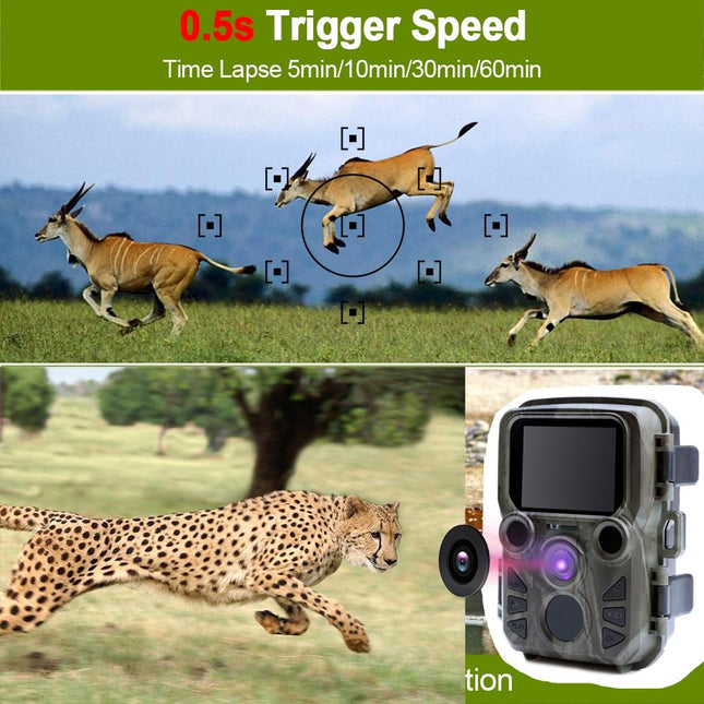 12Mp Hd 1080P Mini Hunting Camera For Tracking