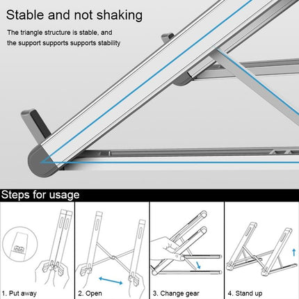Foldable Aluminum Laptop Stand - Universal