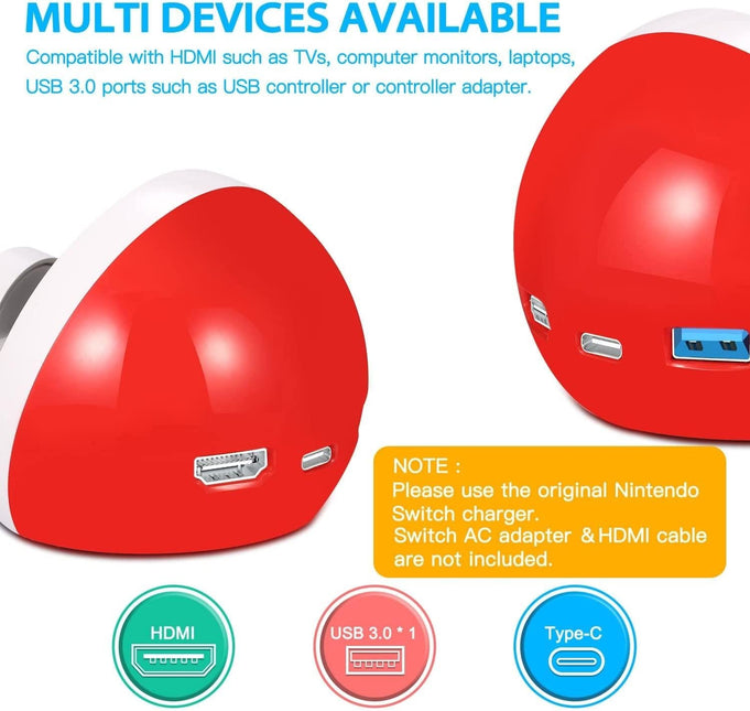 Nintendo Switch Hdmi Charger - Compact And Efficient