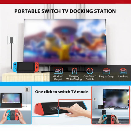 Nintendo Switch 4K Hdmi Adapter With 1000Mbs Lan