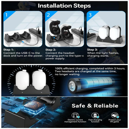 Oculus Quest 2 Dual Charging Stand