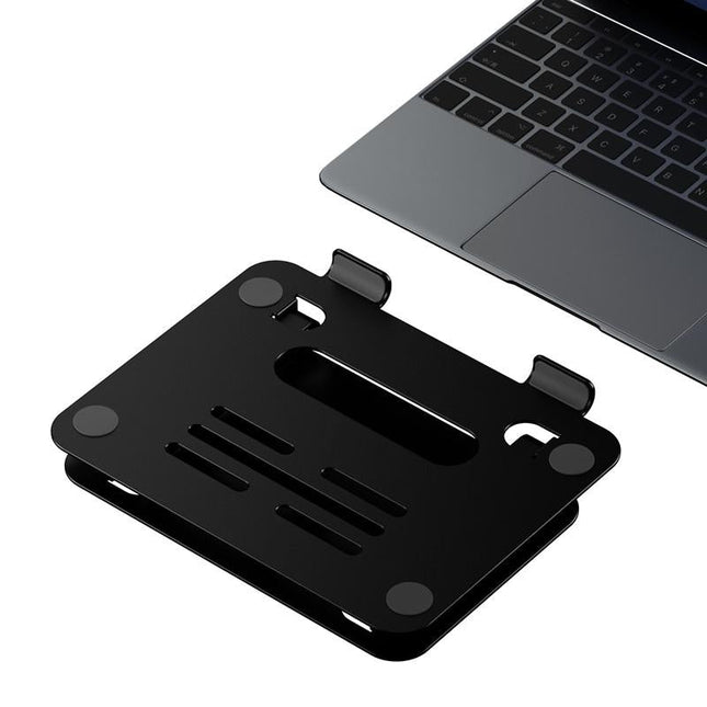 Double-Layer Aluminum Alloy Folding Stand For Notebooks And Tablets