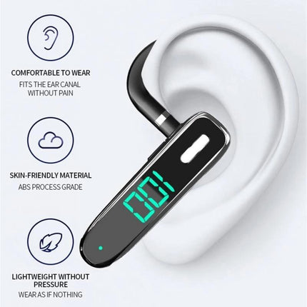 5.3 Bluetooth Business Ear-Hook Earphone With Mic - K50
