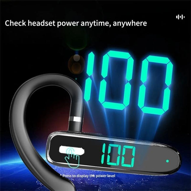 5.3 Bluetooth Business Ear-Hook Earphone With Mic - K50