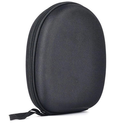 Round Zippered Headphone Storage Bag - Portable And Compact