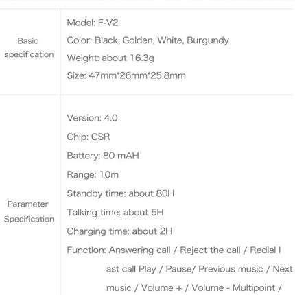 Bluetooth Earphones For Iphone Samsung And Tablets - Wireless