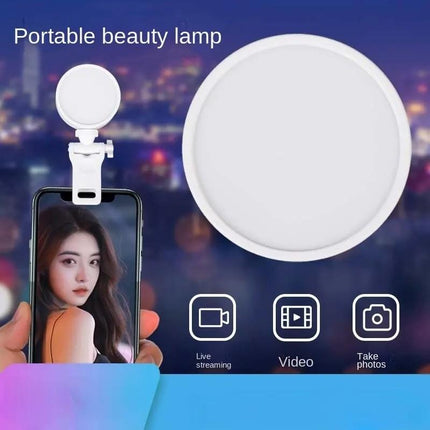 Mini Led Clip-On Selfie Fill Light For Phones