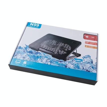 Adjustable Cooling Pad For Laptops & Desktops - Slim Design