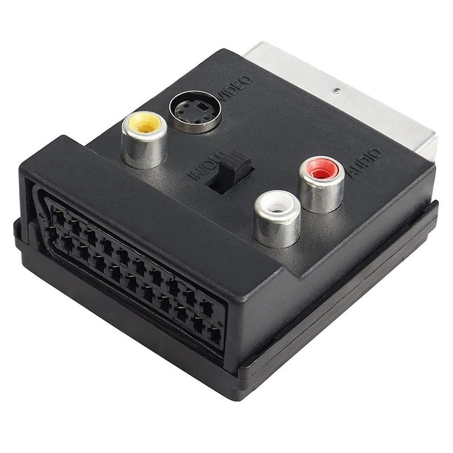 Scart Male To Female S-Video Rca Adapter - Audio Converter