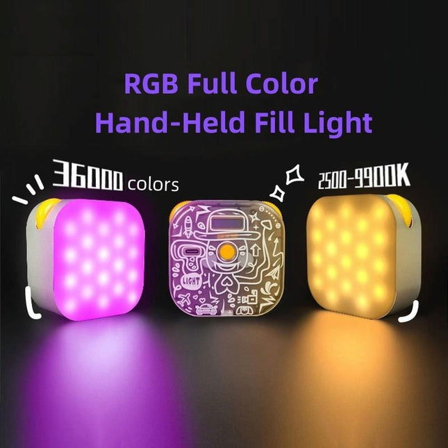 Portable Hand-Held 6W Rgb Led Video Light For Tofu Fill