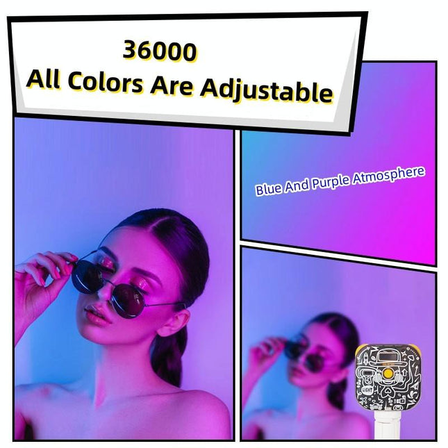 Portable Hand-Held 6W Rgb Led Video Light For Tofu Fill