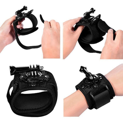 360 Degree Rotation Hand Camera Wrist Strap Mount - Gp144
