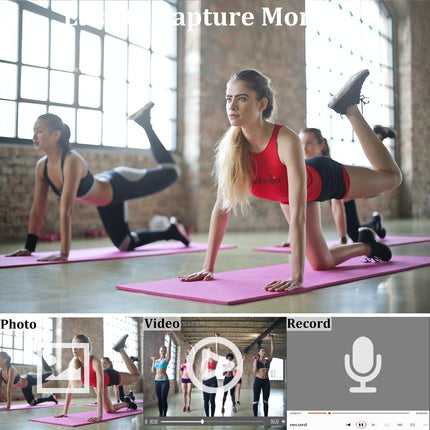 Professional 1080P Hd Action Camcorder - Black