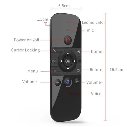 2.4G Wireless Smart Air Fly Mouse For M8 Tv Box - Remote Control Replacement