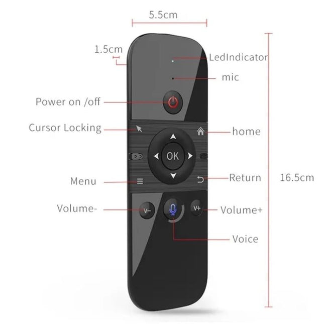 2.4G Wireless Smart Air Fly Mouse For M8 Tv Box - Remote Control Replacement