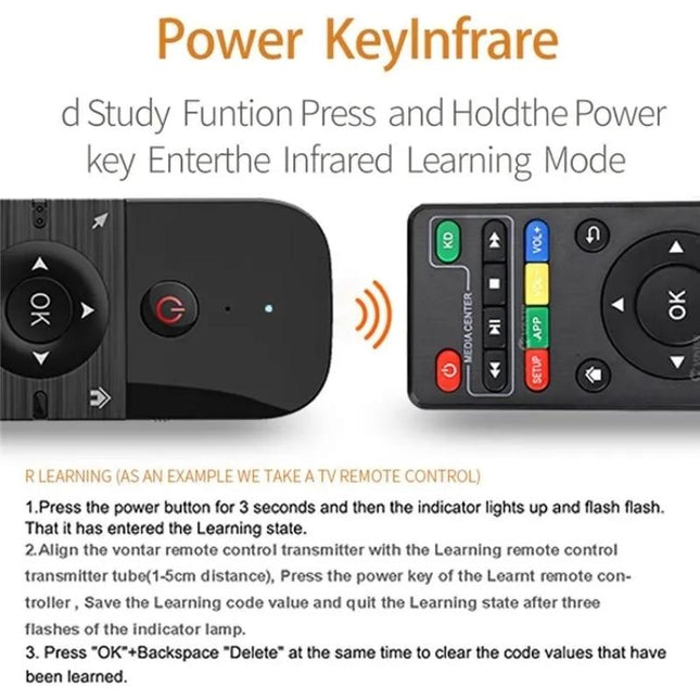 2.4G Wireless Smart Air Fly Mouse For M8 Tv Box - Remote Control Replacement