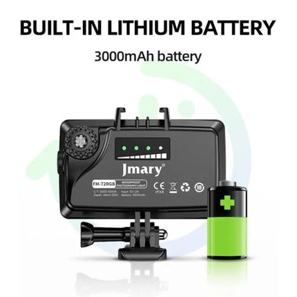 Rechargeable Diving Photography Waterproof Led Fill Light - Rgb