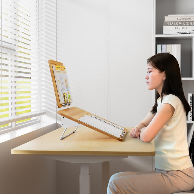Portable Folding Book Stand For Home Dorm And Desktop Use