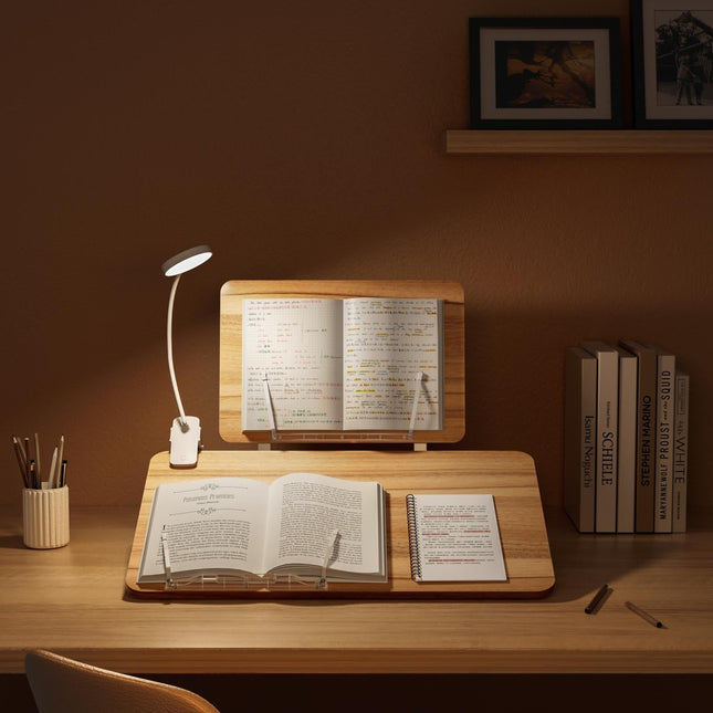 Portable Folding Book Stand For Home Dorm And Desktop Use