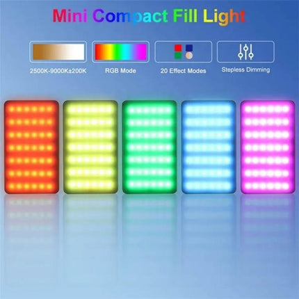 Rgb Led Video Light For Vlogging And Photography - Full Colour Fill Light