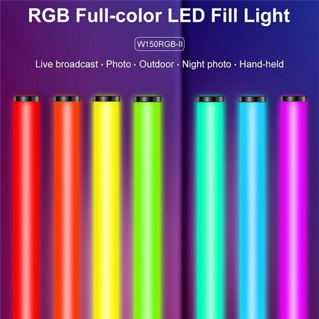 Lcd Display Rgb Handheld Video Light Stick