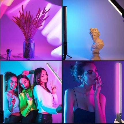 Lcd Display Rgb Handheld Video Light Stick