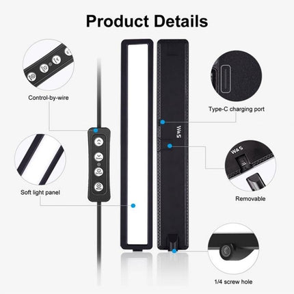 Portable Led Webcam Light With Tripod For Video Conferencing